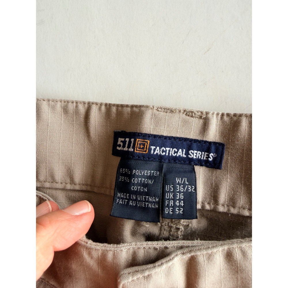 Mens Tactical Cargo Pants Bundle 5.11 Tactical & LAPG BDU Khaki Brown Size Large - Picture 16 of 16